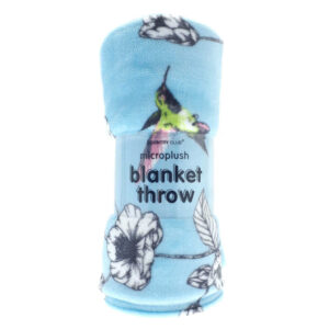 Hummingbird Design Microplush Blanket Throws