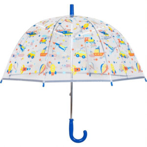 KIDS UMBRELLA WITH TRANSPORT PRINT (18010)