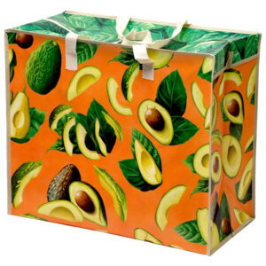 Avocado Design Zip Up Laundry Storage Bag, Room Tidy, Bedding Blanket Storage, Toy Storage, Multi Purpose Storage Bag.