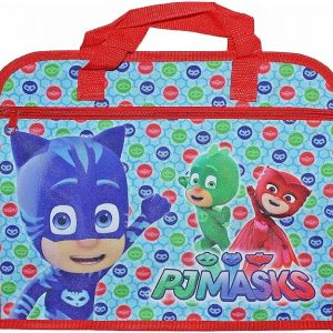 Kids Childrens Zipped School Book Bag - P J Mask Zip