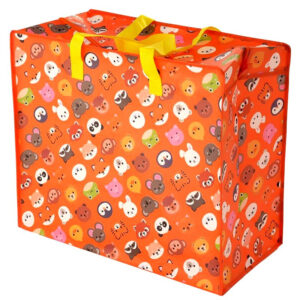 Cutimals Design Zip Up Laundry Storage Bag, Room Tidy, Bedding Blanket Storage, Toy Storage, Multi Purpose Storage Bag.