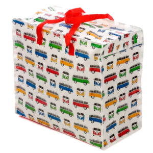 VW Bus Design Zip Up Laundry Storage Bag, Room Tidy, Bedding Blanket Storage, Toy Storage, Multi Purpose Storage Bag.