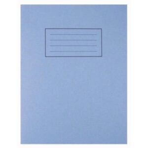 Silvine Exercise Book 9" X 7" Ruled with Margin Blue