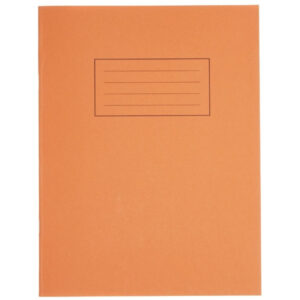 Silvine Exercise Book 9" X 7" With 5mm Square Margin Orange