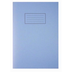 Silvine Exercise Book A4 Ruled with Margin Blue