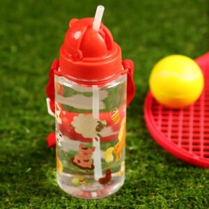 Bramley Bunch Children’s Reusable Water Bottle with Flip Straw