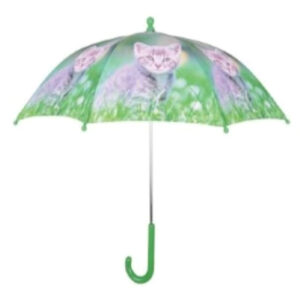 Cute Brown Cat Design Kids Umbrella