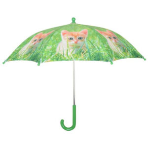 Orange Kitten Design Kids Umbrella