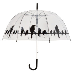 Birds On Wire Dome Umbrella