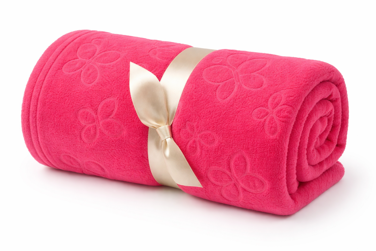 blanketpinkbutterflyrolled - Butterflygifts Ltd