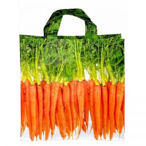 Carrots Design Shopper Bag