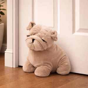 Pug Design Novelty Doorstop Beige