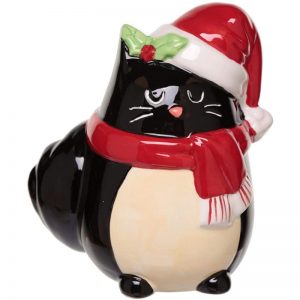Xmas Feline Cat Designer Money Box