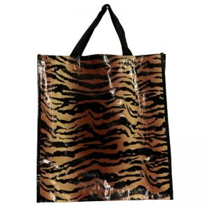 Tiger Print Strong Reusable Tote Shopping Bag