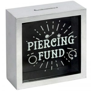 Piercing Fund Designer Money Box