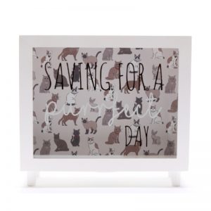 Saving For A Purrfect Day Designer Money Box Cats