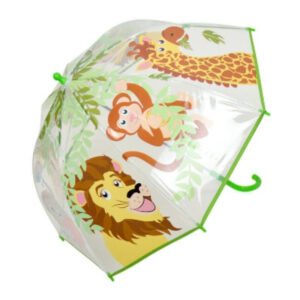 Jungle Safari Drizzles Kids Dome Umbrella