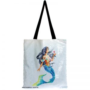 Sequin Mermaid Shopper Bag