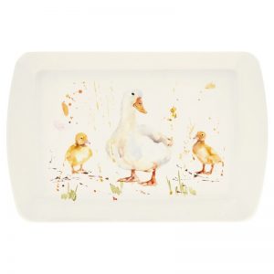 Country Life Collection Melamine Small Tray - Ducks