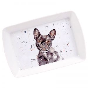 Man's Best Friend Collection Melamine Small Tray - French Bulldog