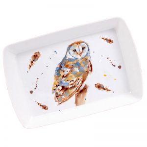 Country Life Collection Melamine Small Tray - Owl