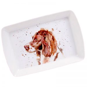 Man's Best Friend Collection Melamine Small Tray - Springer Spaniel
