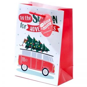 VW Festive Gift Bag Red - Small