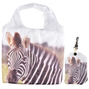 Foldable Shopper Bag Zebra TP153