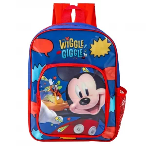 MICKEY MOUSE WIGGLE GIGGLE Kids Children's Backpack School Bag RUCKSACK 4618