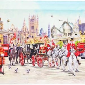 The Leonardo Collection Medium Melamine Serving Tray -Royal Carriage