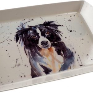 Man's Best Friend Collection Melamine Small Tray - Collie