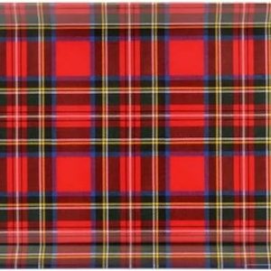 The Leonardo Collection Large Melamine Serving Tray - Royal Stewart Tartan