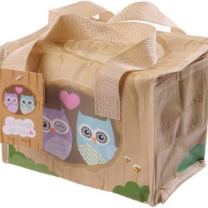 Love Owl Design - Insulated Lunch Bag  - Lunch Box Bag for Work & School - Beach and Picnic Accessories -  Lunch Box - Cool Bags