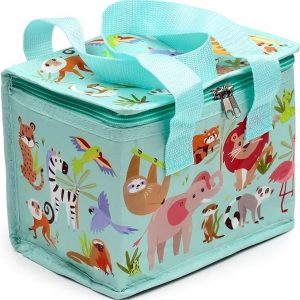 Zooniverse Themed- Insulated Lunch Bag- Lunch Box Bag for Work & School - Beach Picnic Accessories