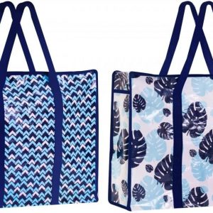 Reusable Large Laundry Bag Sack Zip Strong Jumbo Storage Luggage- Set Of Two