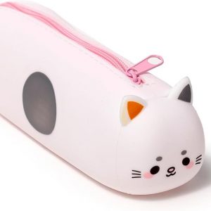 Silicone Pencil Case - Cat - Sweet Animals