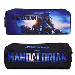 Mandalorian Pencil Case Rectangular Star Wars Zipped Back To School