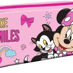 Girls Minnie Mouse School Pencil Case-I Like Smiles