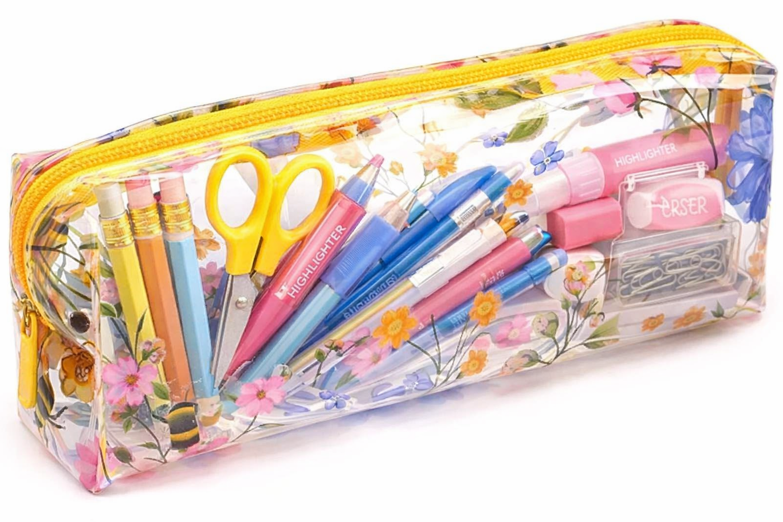 pencilcasenectarclearstationery - Butterflygifts Ltd