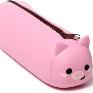 Adoramals Pig Silicone Pencil Case