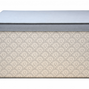 Boho Light Storage Box with Lid – Collapsible Home Storage Chest