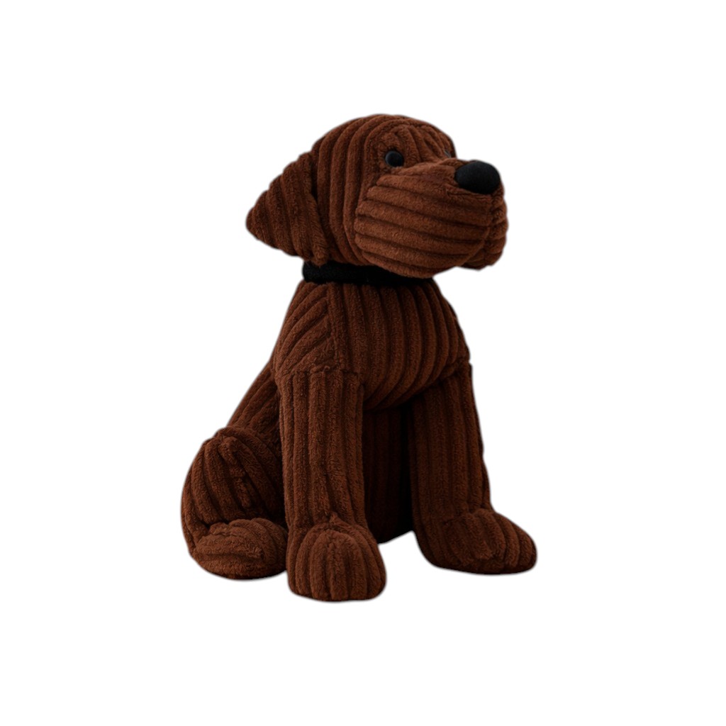 doorstopdogribbedbrowndoor10 - Butterflygifts Ltd