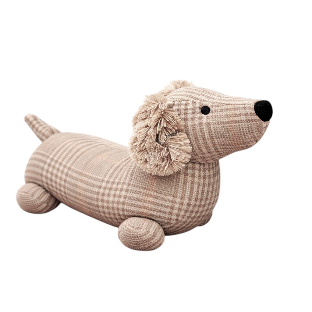 doorstopdogsausagebeige12 - Butterflygifts Ltd